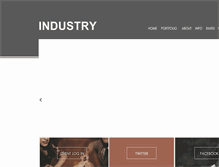 Tablet Screenshot of industry.sitehousedesigns.com